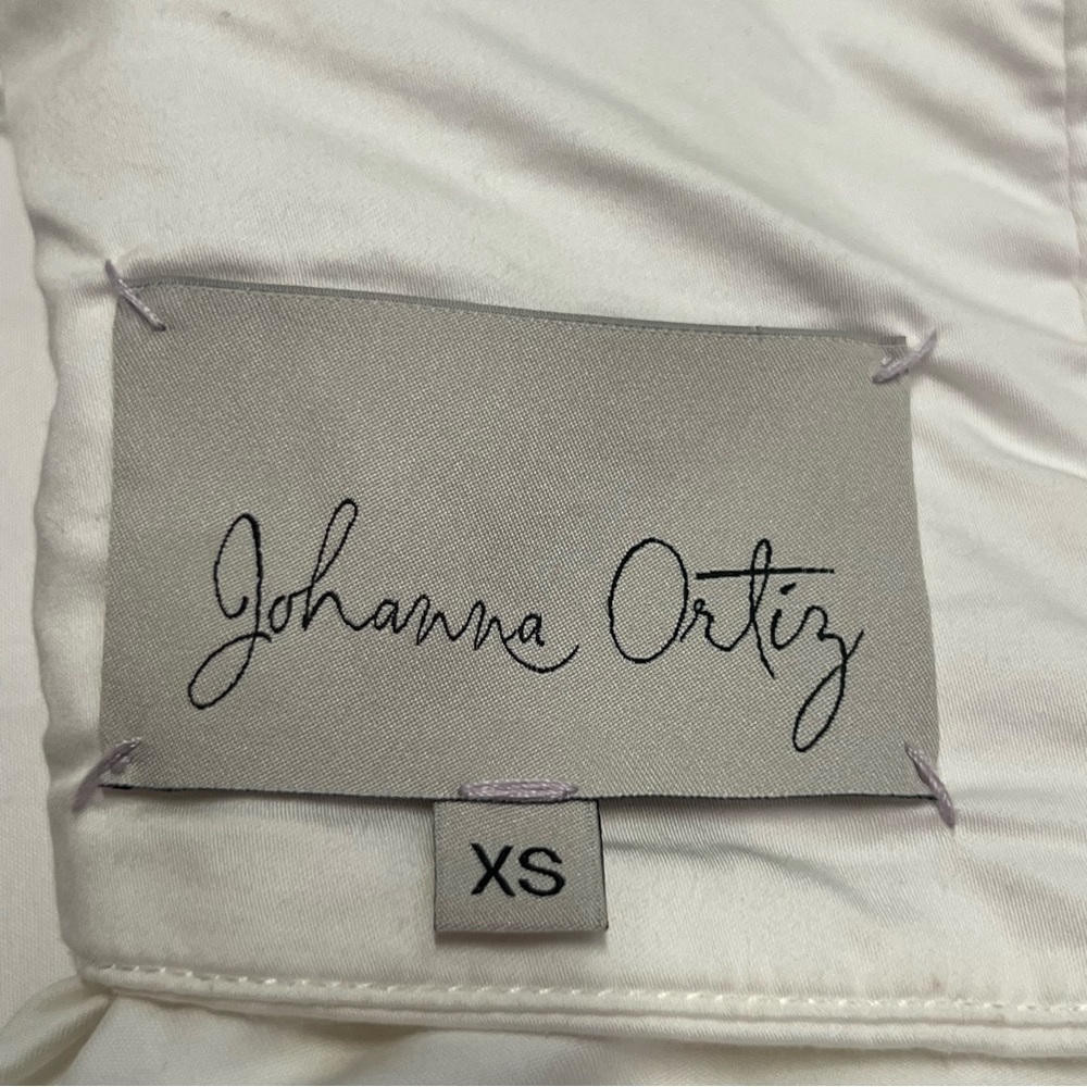 Johanna Ortiz Tulum Off Shoulder Blouse Top White XS - Picture 7 of 11